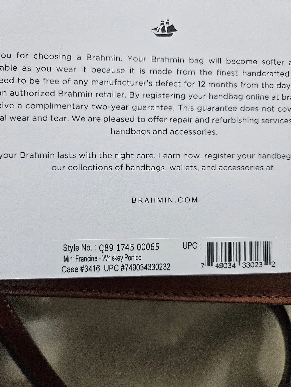 Brahmin Satchel